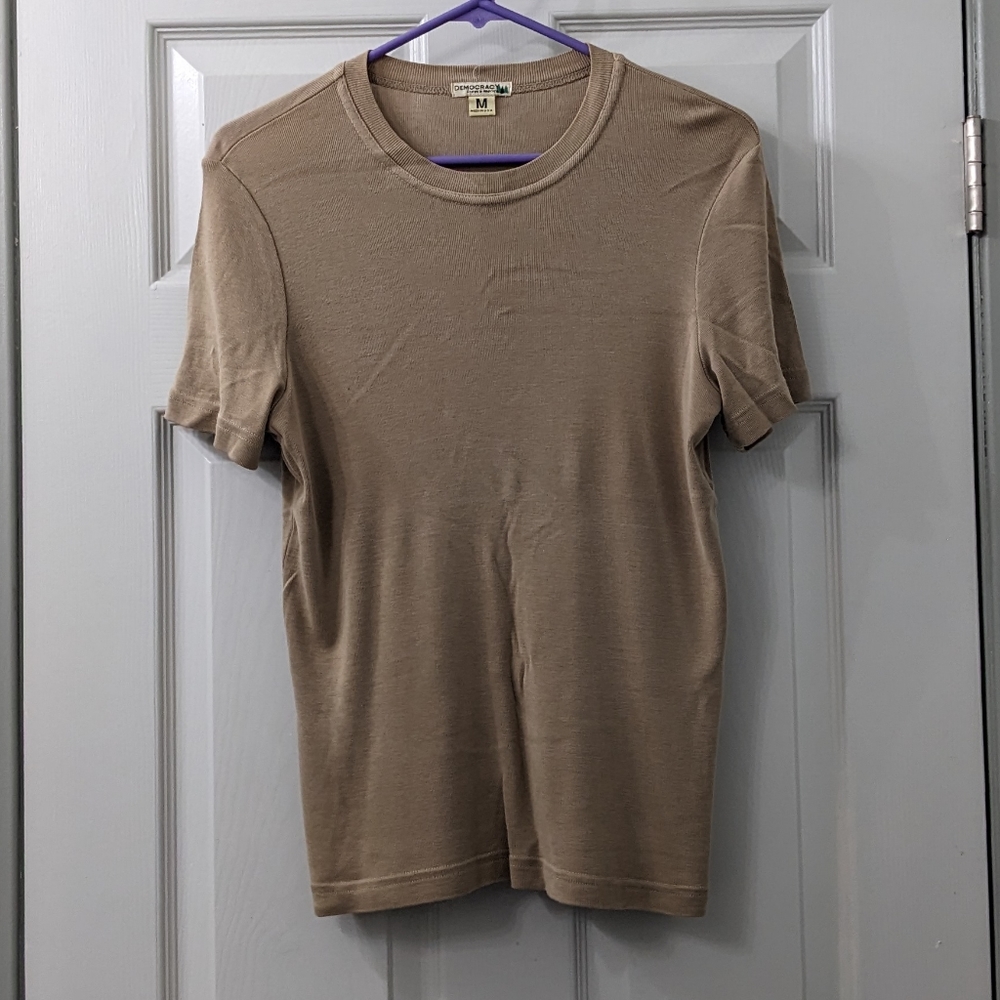 DEMOCRACY Tan Shirt